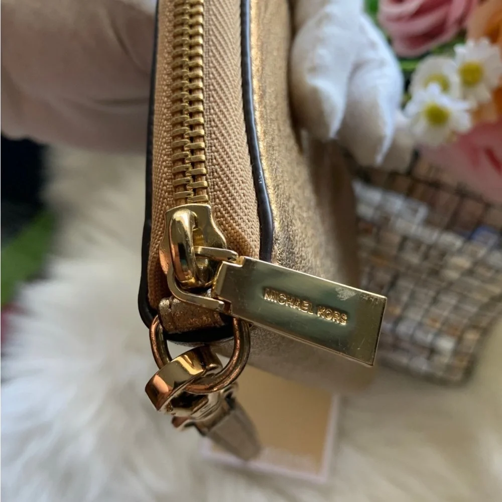 Michael Kors Metallic Gold Wallet